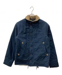 URSUS BAPE（アーサスベイプ）の古着「N-1 デッキジャケット」｜ネイビー