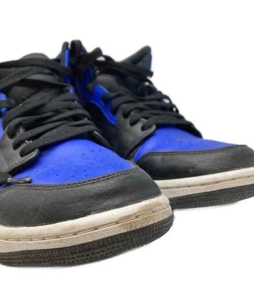 NIKE（ナイキ）NIKE (ナイキ) AIR JORDAN 1 MID ブラック×ブルー サイズ:27.5の古着・服飾アイテム