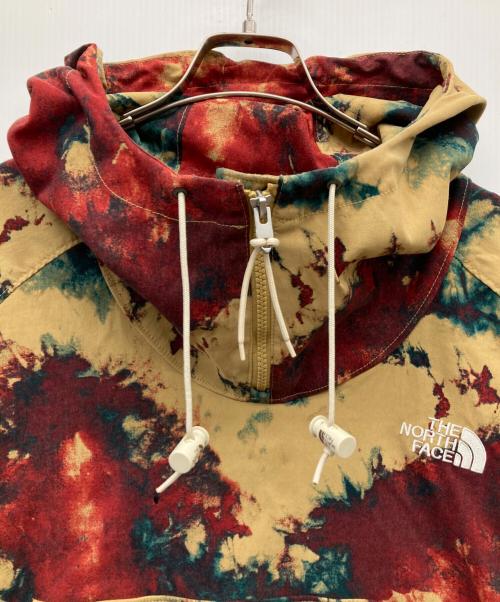 THE NORTH FACE（ザ ノース フェイス）THE NORTH FACE (ザ ノース フェイス) PRINTED CLASS V PULLOVER ベージュ×レッド サイズ:Lの古着・服飾アイテム