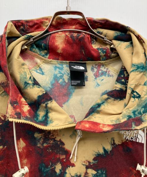 THE NORTH FACE（ザ ノース フェイス）THE NORTH FACE (ザ ノース フェイス) PRINTED CLASS V PULLOVER ベージュ×レッド サイズ:Lの古着・服飾アイテム