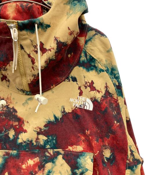 THE NORTH FACE（ザ ノース フェイス）THE NORTH FACE (ザ ノース フェイス) PRINTED CLASS V PULLOVER ベージュ×レッド サイズ:Lの古着・服飾アイテム