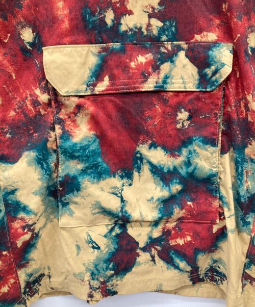 THE NORTH FACE（ザ ノース フェイス）THE NORTH FACE (ザ ノース フェイス) PRINTED CLASS V PULLOVER ベージュ×レッド サイズ:Lの古着・服飾アイテム