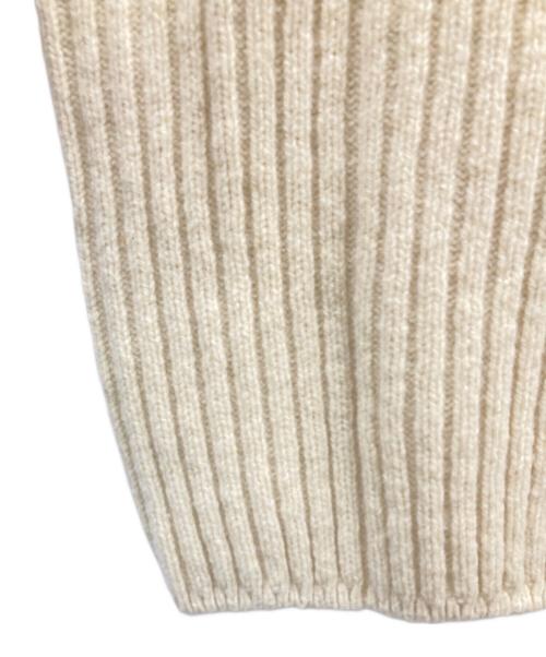 BASERANGE（ベースレンジ）BASERANGE (ベースレンジ) ウールニット アイボリー サイズ:XSの古着・服飾アイテム