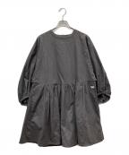 maison kitsuneメゾンキツネ）の古着「ブラウスワンピース」｜グレー