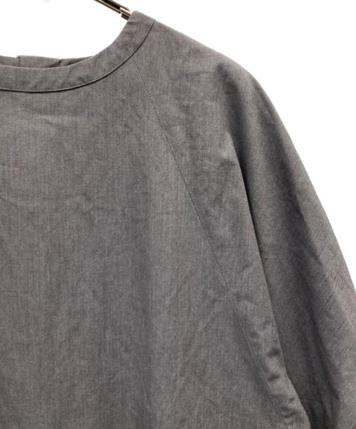 maison kitsune（メゾンキツネ）maison kitsune (メゾンキツネ) ブラウスワンピース グレー サイズ:36の古着・服飾アイテム
