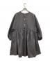 maison kitsune (メゾンキツネ) ブラウスワンピース グレー サイズ:36：7000円
