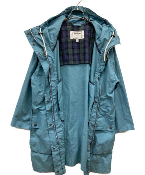 Barbour（バブアー）Barbour (バブアー) ALEXA CHUNG for AG (アレックスチャン フォー エージー) 25SS Non-wax Hooded Jacket スカイブルー サイズ:36の古着・服飾アイテム