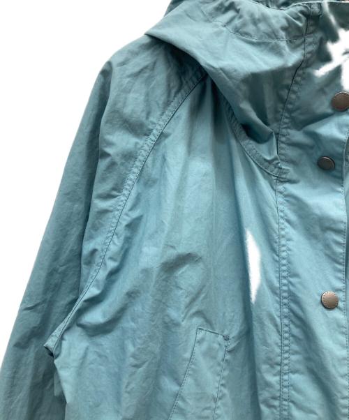 Barbour（バブアー）Barbour (バブアー) ALEXA CHUNG for AG (アレックスチャン フォー エージー) 25SS Non-wax Hooded Jacket スカイブルー サイズ:36の古着・服飾アイテム