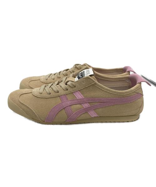 patou（パトゥ）patou (パトゥ) Onitsuka Tiger (オニツカタイガー) Mexico 66 'Putty Cotton Candy' ピンク×ベージュ サイズ:25の古着・服飾アイテム