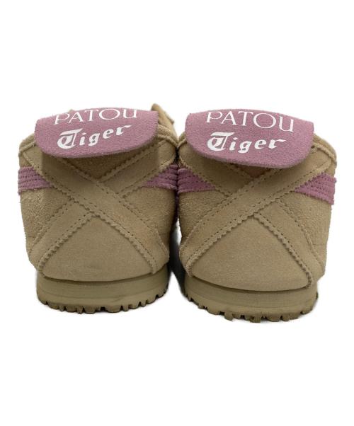 patou（パトゥ）patou (パトゥ) Onitsuka Tiger (オニツカタイガー) Mexico 66 'Putty Cotton Candy' ピンク×ベージュ サイズ:25の古着・服飾アイテム