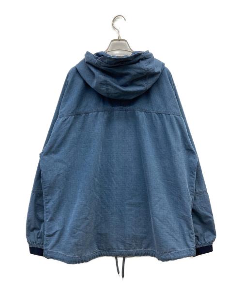 THE NORTHFACE PURPLELABEL（ザ・ノースフェイス パープルレーベル）THE NORTHFACE PURPLELABEL (ザ・ノースフェイス パープルレーベル) Indigo Mountain wind jacket ブルー サイズ:Lの古着・服飾アイテム