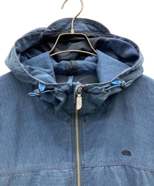 THE NORTHFACE PURPLELABEL（ザ・ノースフェイス パープルレーベル）THE NORTHFACE PURPLELABEL (ザ・ノースフェイス パープルレーベル) Indigo Mountain wind jacket ブルー サイズ:Lの古着・服飾アイテム