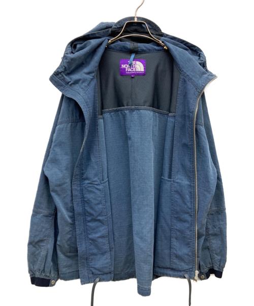 THE NORTHFACE PURPLELABEL（ザ・ノースフェイス パープルレーベル）THE NORTHFACE PURPLELABEL (ザ・ノースフェイス パープルレーベル) Indigo Mountain wind jacket ブルー サイズ:Lの古着・服飾アイテム