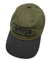 WTAPS（ダブルタップス）の古着「COTTON TWILL BAAEBALL CAP」｜オリーブ×ブラック
