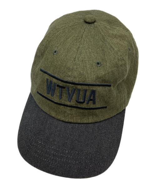 WTAPS（ダブルタップス）WTAPS (ダブルタップス) COTTON TWILL BAAEBALL CAP オリーブ×ブラックの古着・服飾アイテム