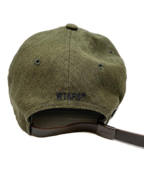 WTAPS（ダブルタップス）WTAPS (ダブルタップス) COTTON TWILL BAAEBALL CAP オリーブ×ブラックの古着・服飾アイテム