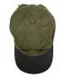 中古・古着 WTAPS (ダブルタップス) COTTON TWILL BAAEBALL CAP オリーブ×ブラック：5000円