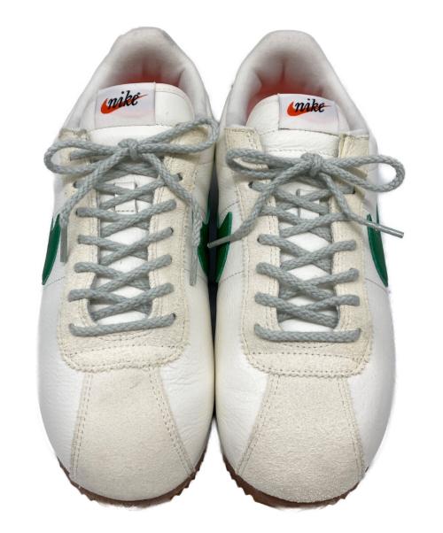 NIKE（ナイキ）NIKE (ナイキ) CORTEZ LEATHER ホワイト×グリーン サイズ:26.5の古着・服飾アイテム