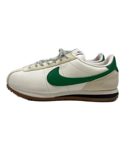 NIKE（ナイキ）NIKE (ナイキ) CORTEZ LEATHER ホワイト×グリーン サイズ:26.5の古着・服飾アイテム