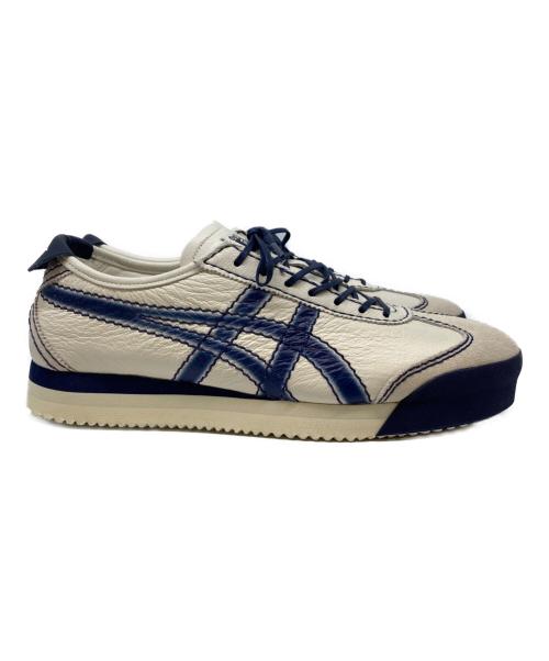 Onitsuka Tiger（オニツカタイガー）Onitsuka Tiger (オニツカタイガー) MEXICO 66 SD PF ホワイト×ブルー サイズ:26の古着・服飾アイテム