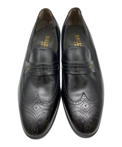 BALLY（バリー）BALLY (バリー) ウイングチップ ローファー ブラック サイズ:SIZE 9 未使用品の古着・服飾アイテム