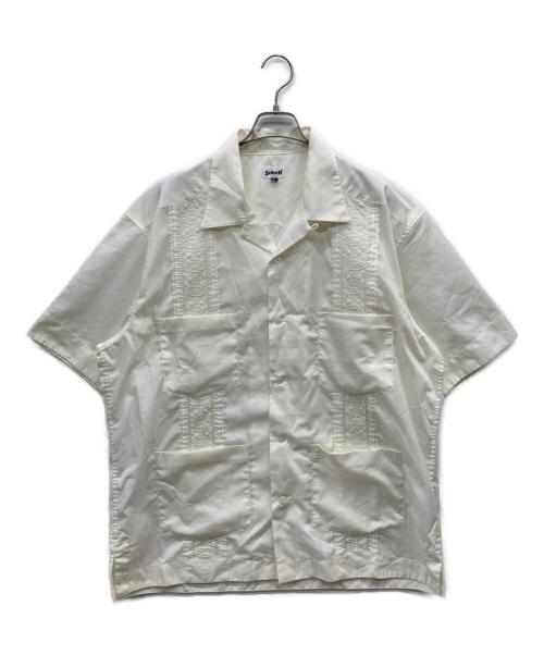 Schott（ショット）Schott (ショット) キューバシャツ ベージュ サイズ:2XLの古着・服飾アイテム