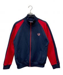 FRED PERRY（フレッドペリー）の古着「トラックジャケット」｜ネイビー×レッド