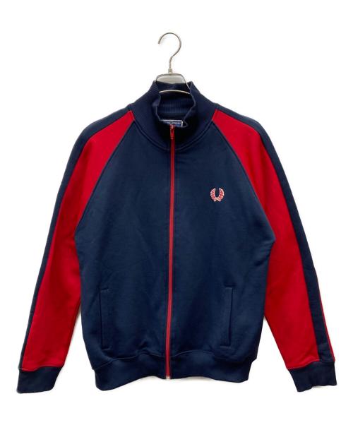 FRED PERRY（フレッドペリー）FRED PERRY (フレッドペリー) トラックジャケット ネイビー×レッド サイズ:Mの古着・服飾アイテム