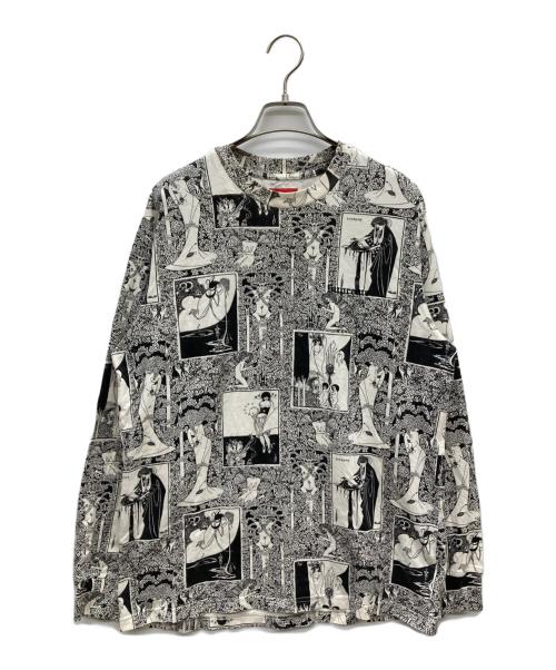 SUPREME（シュプリーム）SUPREME (シュプリーム) 18AW SALOME L/S TOP ロングスリーブカットソー ブラック×ベージュ サイズ:Mの古着・服飾アイテム
