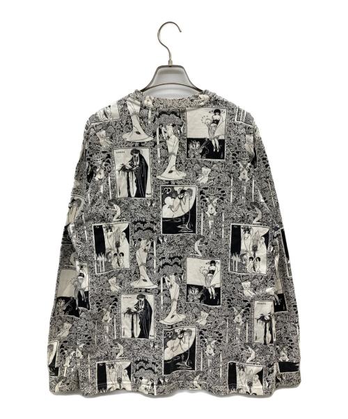 SUPREME（シュプリーム）SUPREME (シュプリーム) 18AW SALOME L/S TOP ロングスリーブカットソー ブラック×ベージュ サイズ:Mの古着・服飾アイテム
