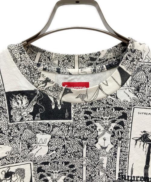 SUPREME（シュプリーム）SUPREME (シュプリーム) 18AW SALOME L/S TOP ロングスリーブカットソー ブラック×ベージュ サイズ:Mの古着・服飾アイテム