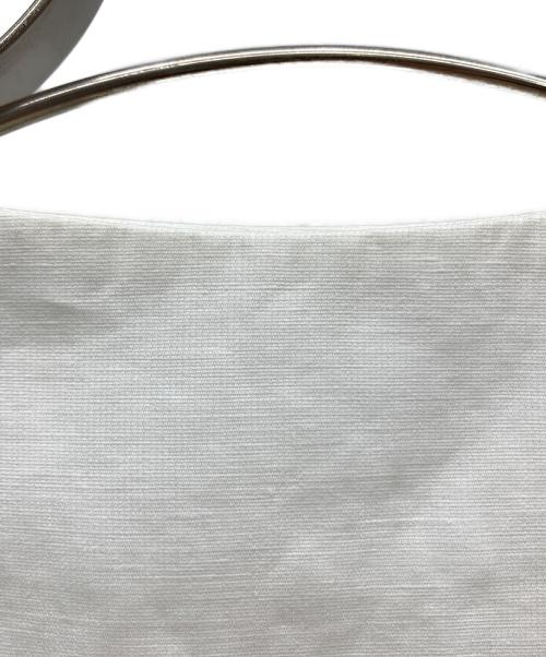 JIL SANDER（ジルサンダー）JIL SANDER (ジルサンダー) リネン混ノーカラージャケット ホワイト サイズ:34の古着・服飾アイテム