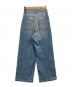 moussy (マウジー) Cross Waist Wide Straight ブルー サイズ:SIZE 0：5000円