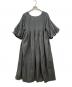 Sea Room lynn (シールームリン) コットンキャンブリックパフスリーブワンピース グレー サイズ:M：5000円
