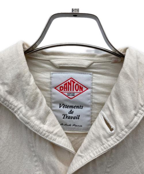 DANTON（ダントン）DANTON (ダントン) ラウンドカラージャケット アイボリー サイズ:38の古着・服飾アイテム