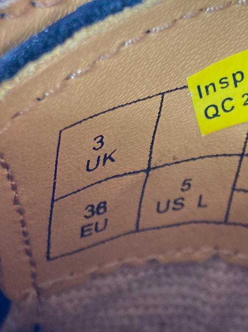 Dr.Martens（ドクターマーチン）Dr.Martens (ドクターマーチン) 3ホールブーツ ブラック サイズ:36の古着・服飾アイテム