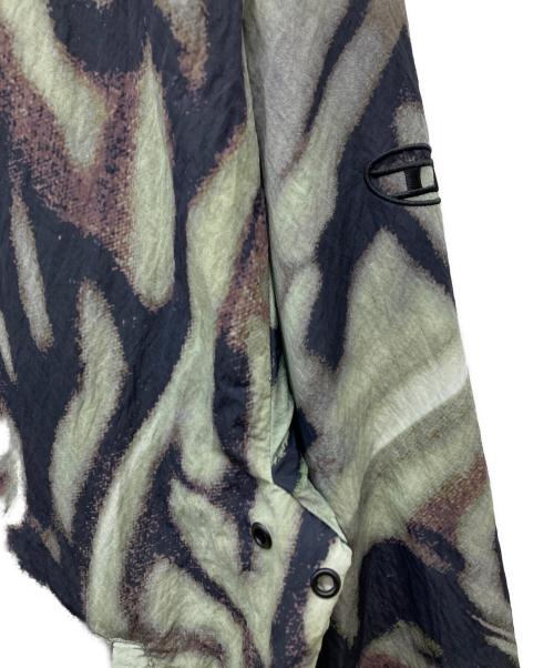 DIESEL（ディーゼル）DIESEL (ディーゼル) J-LEOPOLD-ZEBRA/ナイロンジャケット オリーブ サイズ:44の古着・服飾アイテム