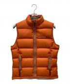 mont-bellモンベル）の古着「ネージュ ダウンベスト」｜オレンジ