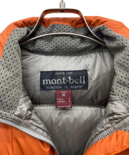mont-bell（モンベル）mont-bell (モンベル) ネージュ ダウンベスト オレンジ サイズ:Mの古着・服飾アイテム