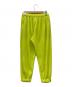 HOMME PLISSE ISSEY MIYAKE (オム プリッセ イッセイ ミヤケ) プリーツジョガーパンツ 黄緑 サイズ:1：15000円