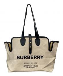 BURBERRY（バーバリー）の古着「キャンバストートバッグ」｜アイボリー