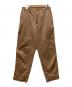 AURALEE（オーラリー）の古着「WASHED FINX BUGGY SATIN WIDE PANTS」｜ベージュ
