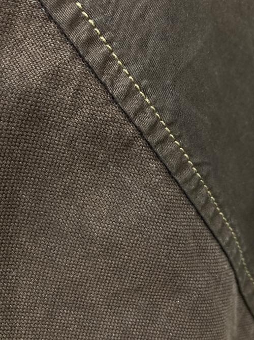 TOMORROW LAND（トゥモローランド）TOMORROW LAND (トゥモローランド) GARMENT DYED バンドカラーシャツ ブラウン サイズ:XSの古着・服飾アイテム