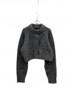 TODAYFULトゥデイフル）の古着「Brashed Knit Cardigan」｜グレー