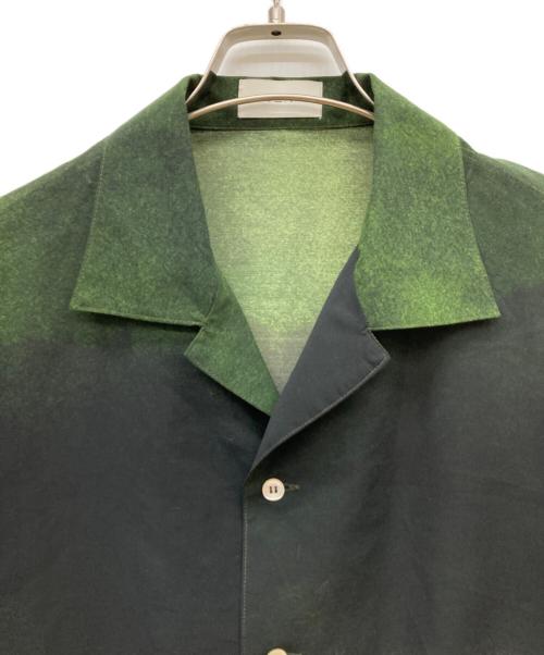 BED J.W. FORD（ベッドフォード）BED J.W. FORD (ベッドフォード) Open collar half sleeve IWAMOTO blouse グリーン サイズ:2の古着・服飾アイテム