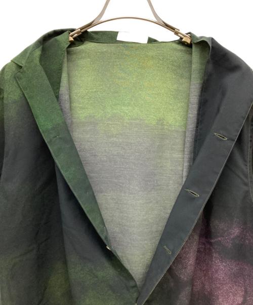 BED J.W. FORD（ベッドフォード）BED J.W. FORD (ベッドフォード) Open collar half sleeve IWAMOTO blouse グリーン サイズ:2の古着・服飾アイテム