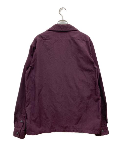 Acne studios（アクネ ストゥディオズ）ACNE STUDIOS (アクネ ストゥディオズ) スナップボタンシャツジャケット パープル サイズ:46の古着・服飾アイテム