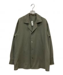 Edwina Horl（エドウィナ ホール）の古着「open collar shirts」｜グリーン