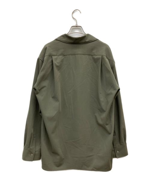 Edwina Horl（エドウィナ ホール）Edwina Horl (エドウィナ ホール) open collar shirts グリーン サイズ:Sの古着・服飾アイテム