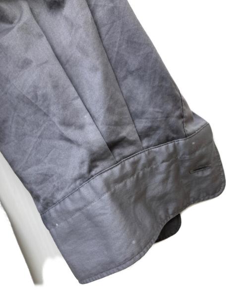 Graphpaper（グラフペーパー）Graphpaper (グラフペーパー) Silicon Poplin Oversized Regular Collar Shirt グレー サイズ:1の古着・服飾アイテム